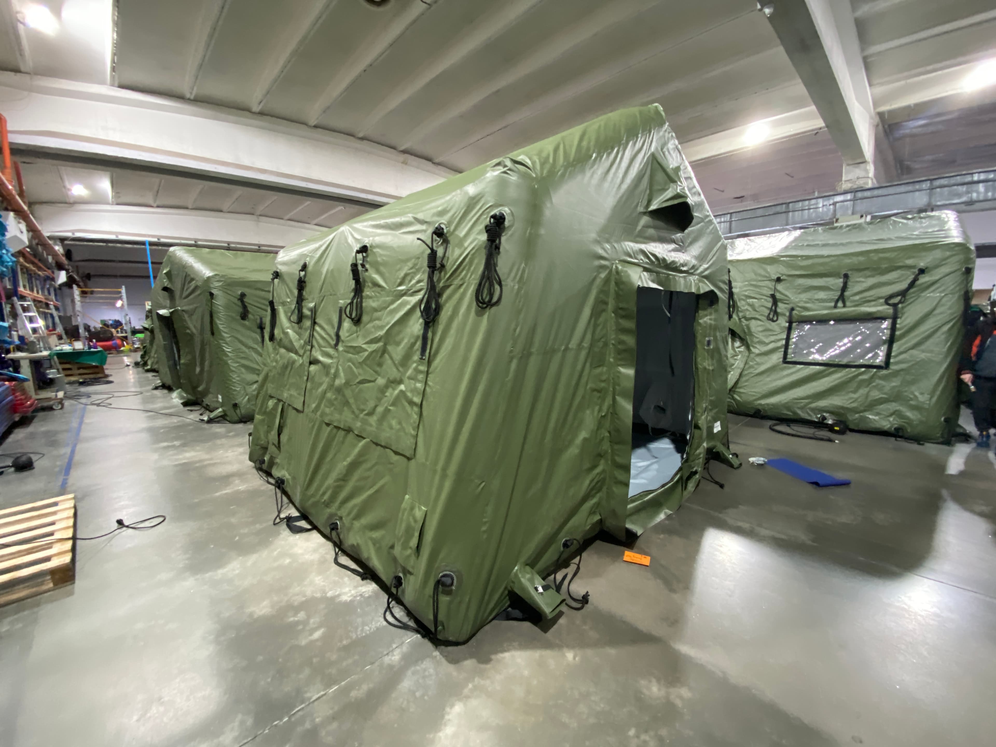 Weatherhaven Airbeam LP low-pressure inflatable shelter