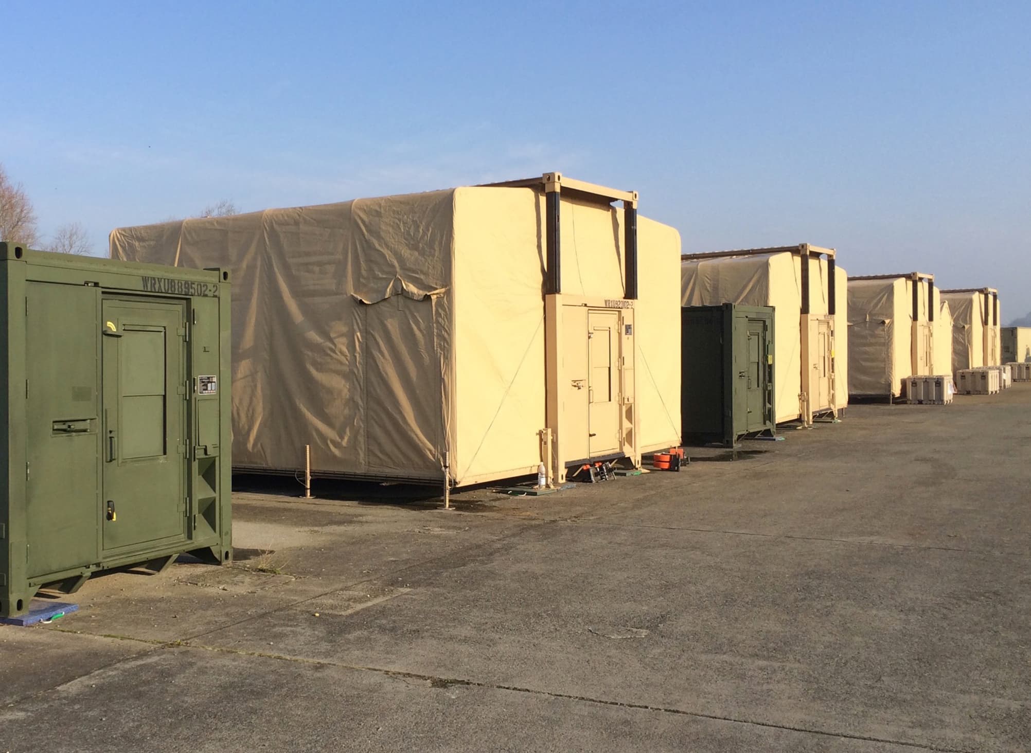 Weatherhaven EHMECC extended-height command shelter