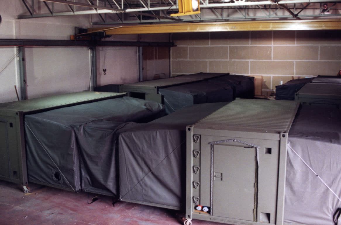 Weatherhaven MECC mobile expandable container configuration deployed
